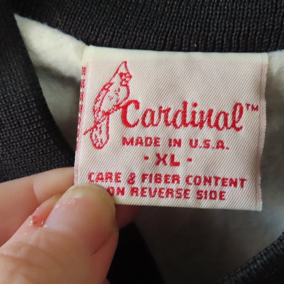 Men's Vintage Cardinal Hill's Coal and Trucking lightweight jacket coat sz XL - Picture 4 of 14